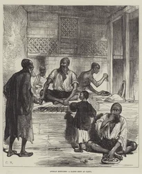 Afghan Sketches, a Kabob Shop at Cabul